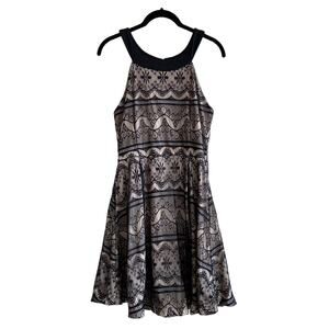 G Collection Petite Medium Lace Fit & Flare Dress